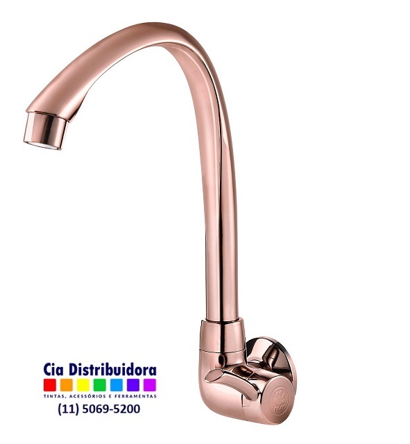 TORNEIRA ABS COZINHA PAREDE A MV LINEA ROSE GOLD - TIGRE
