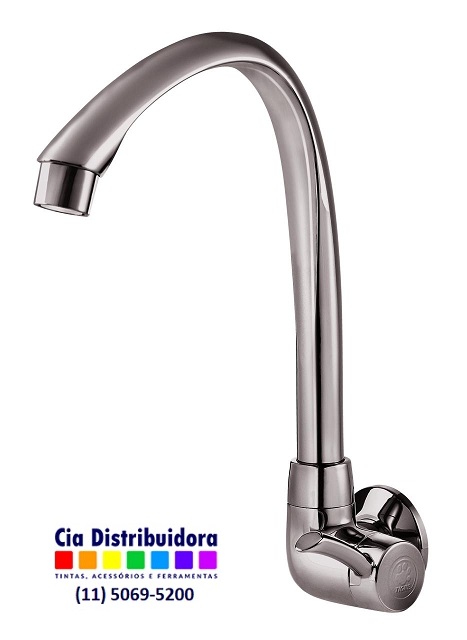 TORNEIRA ABS  COZ LINEA PAREDE BICA ALTA MOVEL ONIX - TIGRE