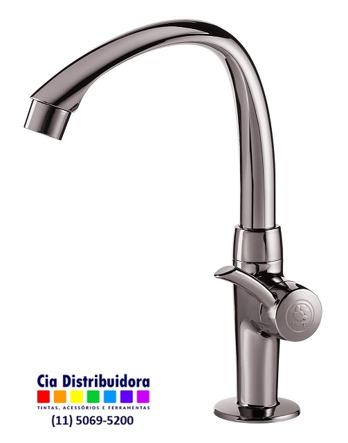 TORNEIRA ABS LAVATORIO LINEA MESA BICA ALTA MOVEL ONIX - TIGRE