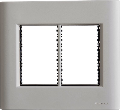 PLACA 4X4 6P GIZ FENDI SOFT TOUCH C/SUPORTE   -  TRAMONTINA
