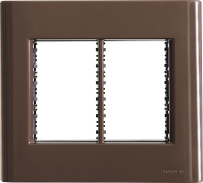 PLACA 4X4 6P GIZ MADEIRA C/SUPORTE   -  TRAMONTINA
