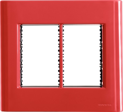 PLACA 4X4 6P GIZ NAPOLI C/SUPORTE   -  TRAMONTINA