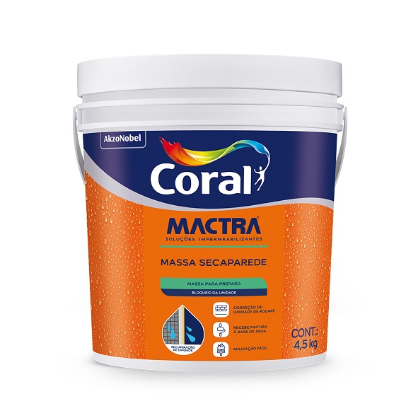 MASSA SECA PAREDE   4,5KG  - MACTRA