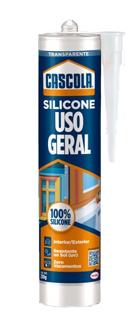 CASCOLA SILICONE INCOLOR USO GERAL   280GR  -  HENKEL