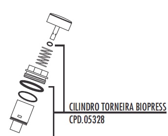 CILINDRO TORNEIRA BIOPRESS   -  FABRIMAR