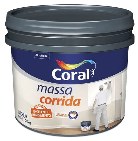 CORAL MASSA CORRIDA PVA  BD PLAST.     20KG
