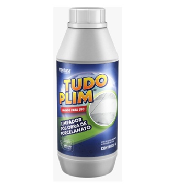 TUDO PLIM LIMPA POS OBRA PORCEL 1L     -  MONTANA