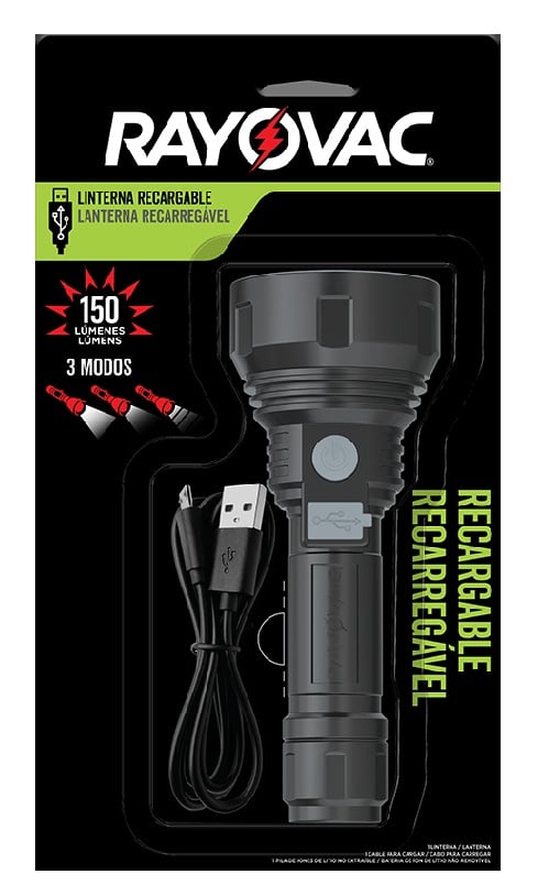 LANTERNA RAYOVAC  RECARREGÁVEL   -     ENERGIZER