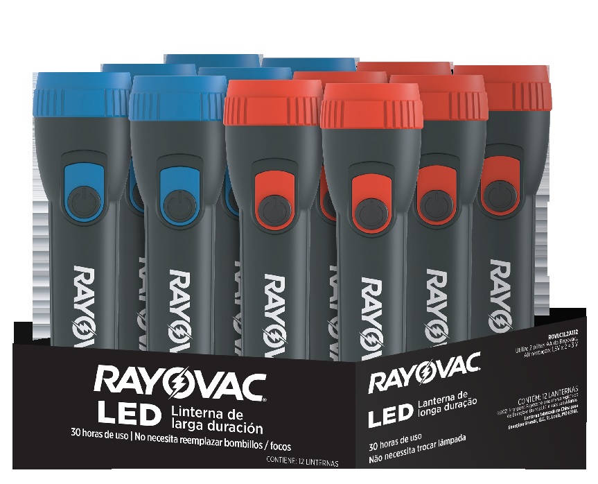 LANTERNA RAYOVAC  25 LUMENS 2AA  12/12   -      ENERGIZER