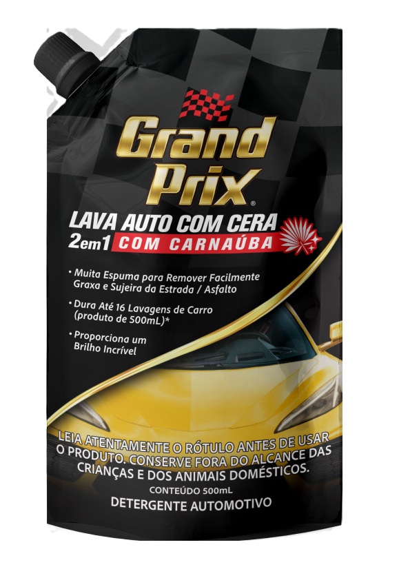 GRAND PRIX DOYPACK - SHAMPOO COM CERA - 12/500ML BR   -   ENERGIZER