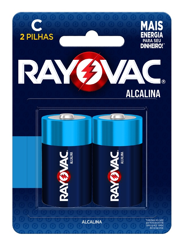 PILHA ALCALINA RAYOVAC C2  C/02 UND   -   ENERGIZER