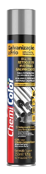 CHEMICOLOR GALVANIZAÇÃO A FRIO      250ML  SPRAY  -  BASTON