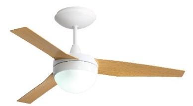 VENTILADOR DE TETO JET ECO FREIJO   UND   ALISEU